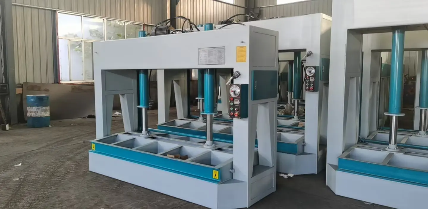Wooden door hydraulic cold press machine